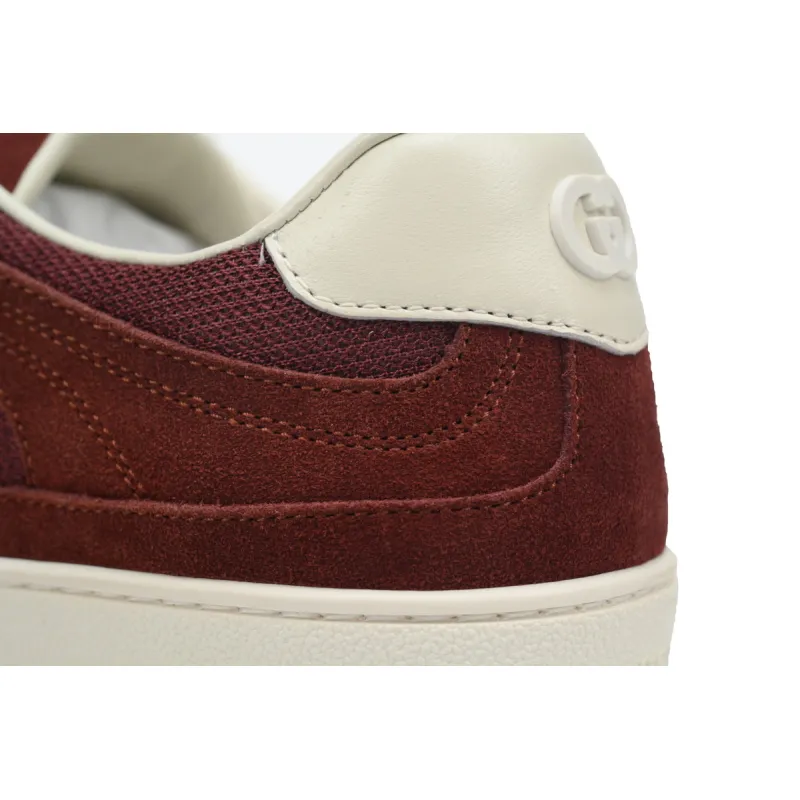 Gucci Interlocking Red White Suede 791742AADM06741