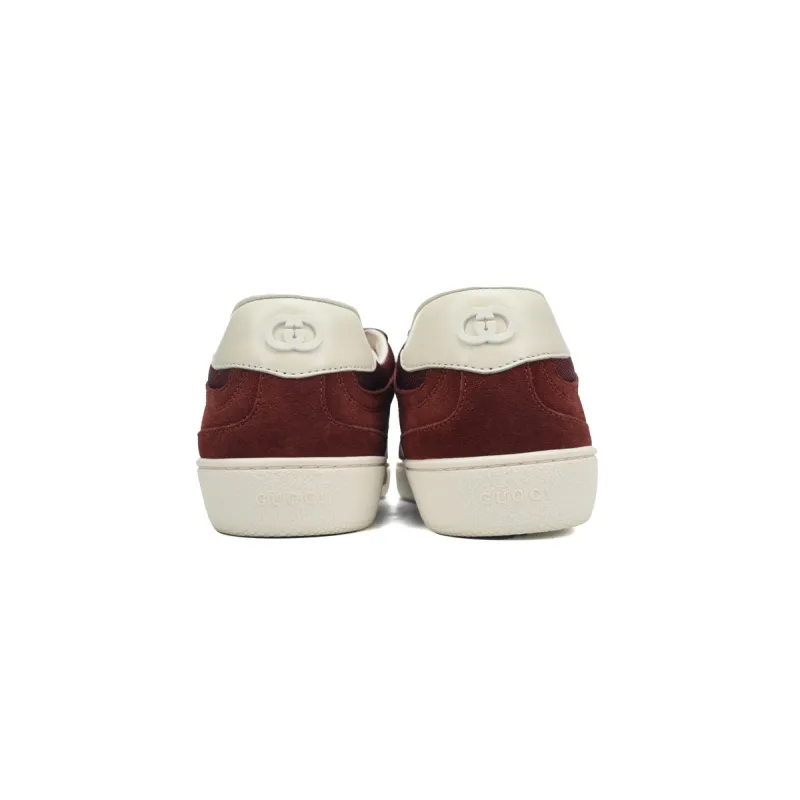 Gucci Interlocking Red White Suede 791742AADM06741