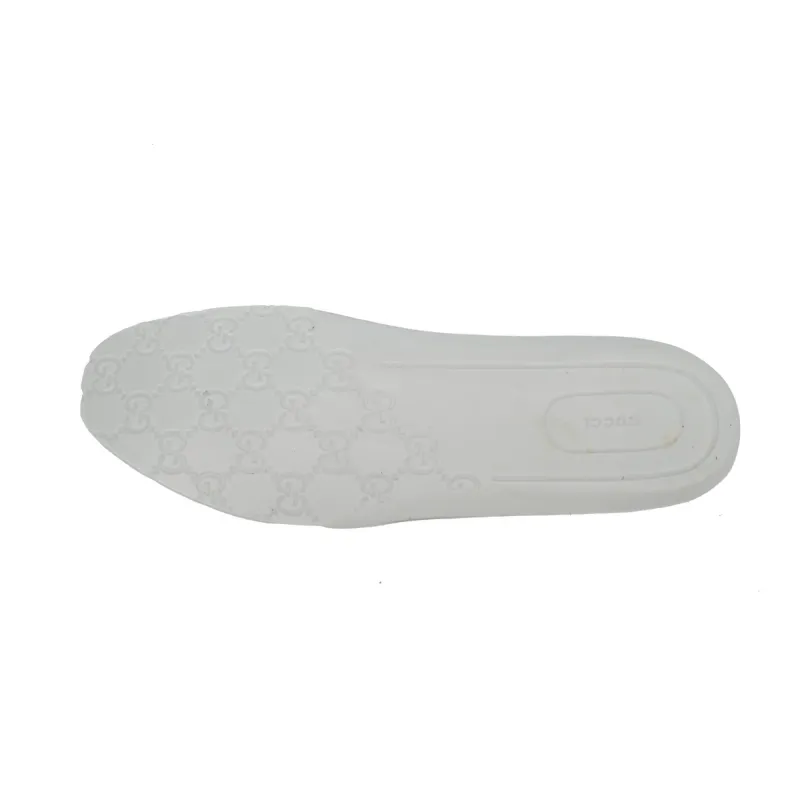 Gucci Interlocking White Suede