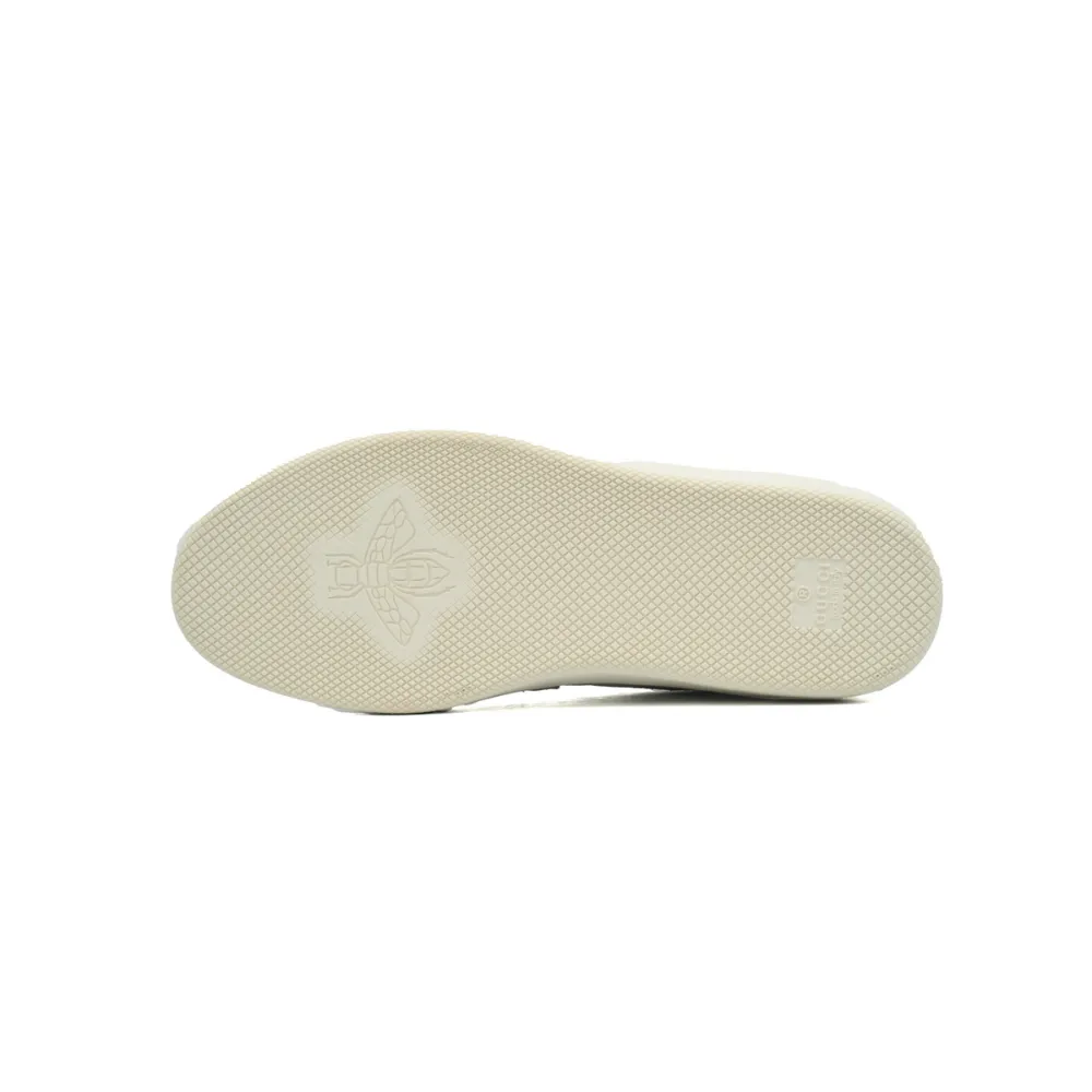 Gucci Interlocking White Suede