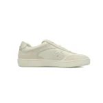 Gucci Interlocking White Suede
