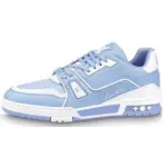 Louis Vuitton LV Trainer #54 Light Blue White 1AAHSJ