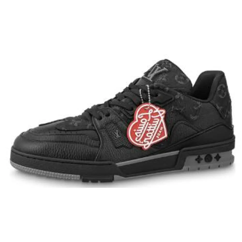 Louis Vuitton LV Trainer x Nigo Black Denim 1A9IPX