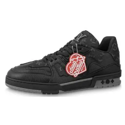 Louis Vuitton LV Trainer x Nigo Black Denim 1A9IPX 01