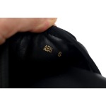 LOUIS VUITTON Miami Velcro Flip Flops Black embossingslide