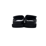 LOUIS VUITTON Miami Velcro Flip Flops Black presbyopiaslide