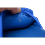 LOUIS VUITTON Miami Velcro Flip Flops Flocking blueslide