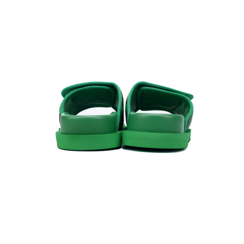 LOUIS VUITTON Miami Velcro Flip Flops Green presbyopiaslide