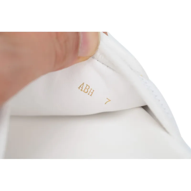 LOUIS VUITTON Miami Velcro Flip Flops White embossingslide