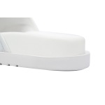 LOUIS VUITTON Miami Velcro Flip Flops White embossingslide