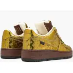 Louis Vuitton Nike Air Force 1 Low By Virgil Abloh Metallic Gold 