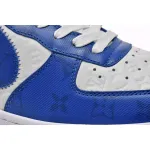 Louis Vuitton Nike Air Force 1 Low By Virgil Abloh White Royal 7108-5