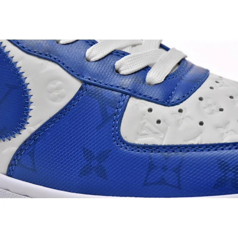 Louis Vuitton Nike Air Force 1 Low By Virgil Abloh White Royal 7108-5