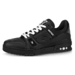 Louis Vuitton Trainer Black Embossed Monogram 1AAREY