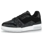 Louis Vuitton Trainer Black Monogram 1A8PUA