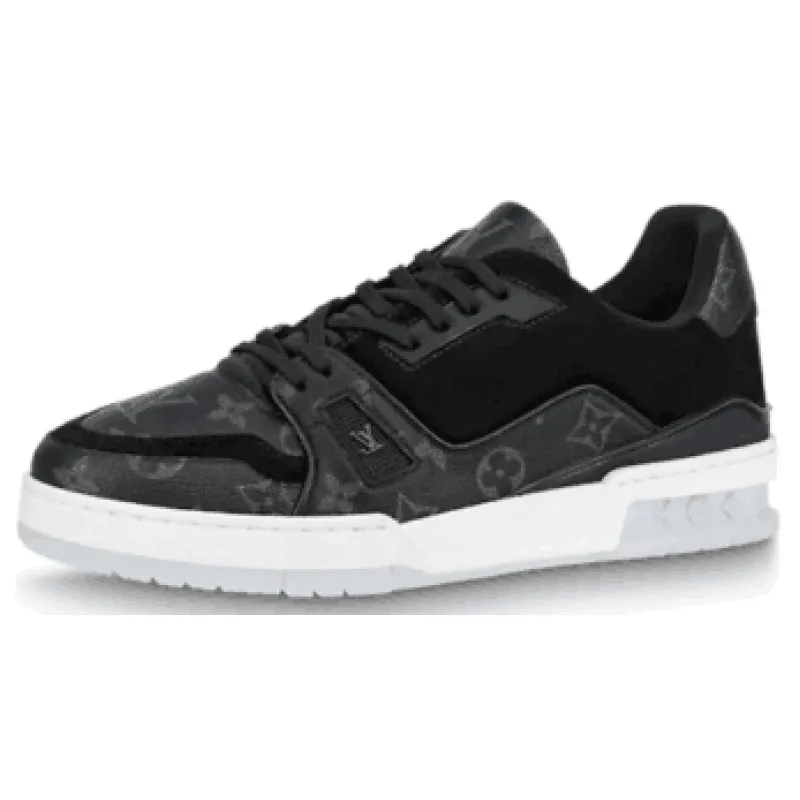 Louis Vuitton Trainer Black Monogram 1A8PUA