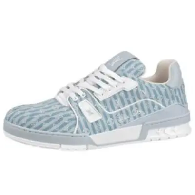 Louis Vuitton Trainer Blue Stripe Monogram 1ABG1L 01