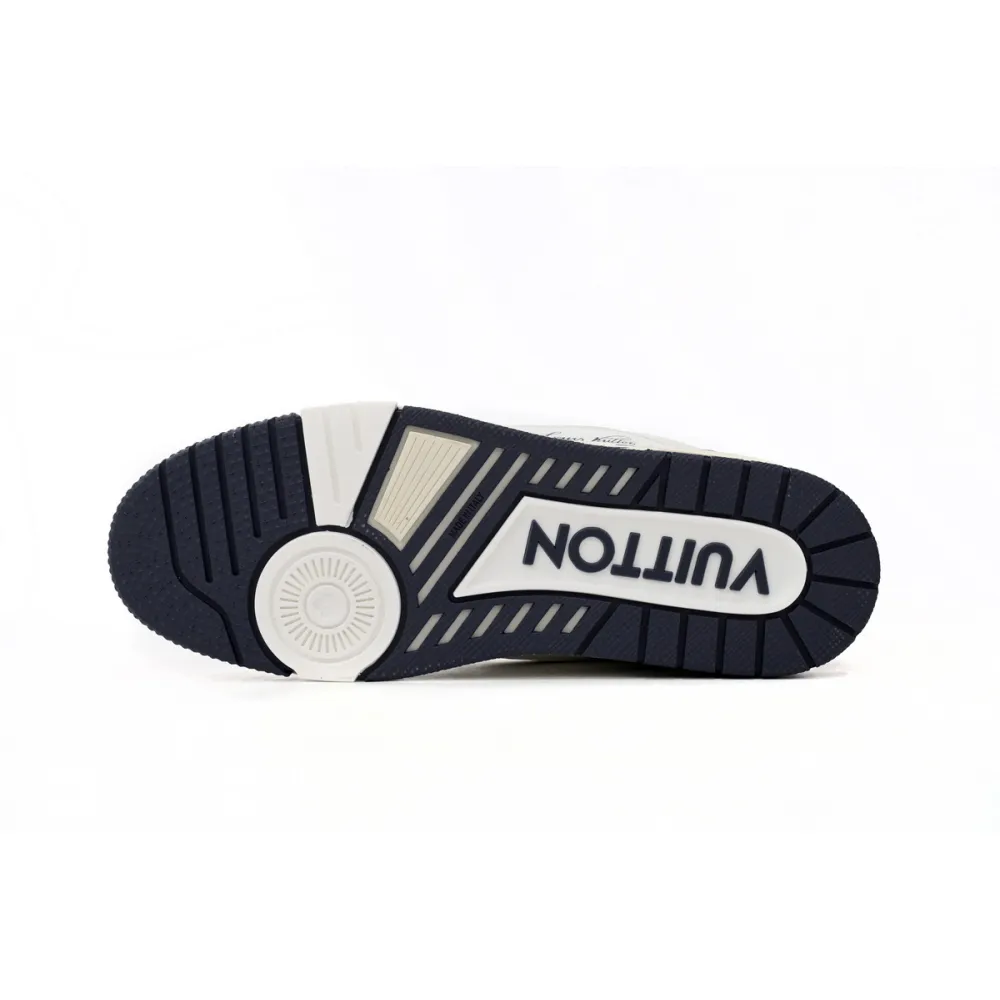 Louis Vuitton Trainer Marine White 1ABFA9 