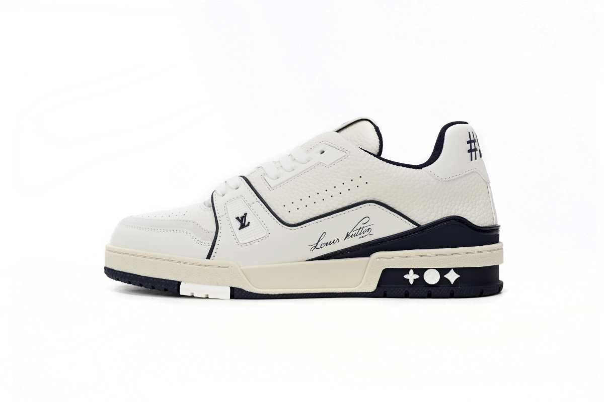 Louis Vuitton Trainer Marine White 1ABFA9