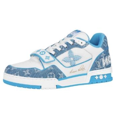 Louis Vuitton Trainer Monogram Denim 1A9ZIH 01