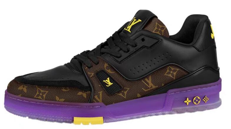 Louis Vuitton Trainer Monogram Purple 1A8WJI