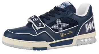 Louis Vuitton Trainer Navy Mesh 1A9DEG