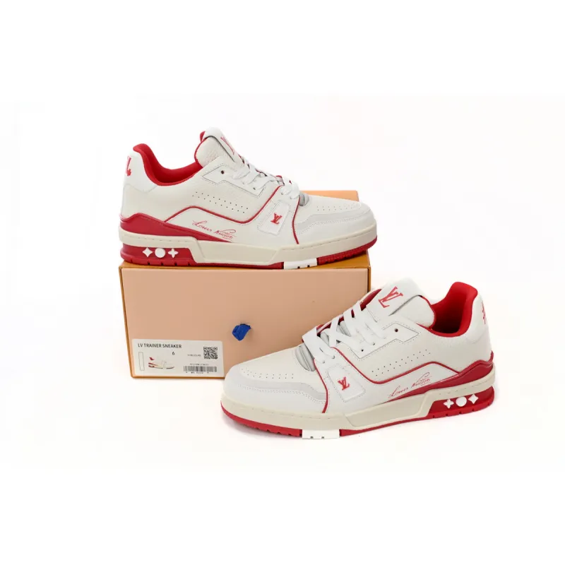 Louis Vuitton Trainer Red  1ABFBL
