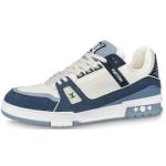 Louis Vuitton Trainer White Blue 