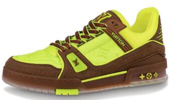 Louis Vuitton Trainer Yellow Brown 1A8Z6E