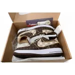Louis Vuitton Nike Air Force 1 Low Monogram Brown Damier Azur 