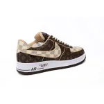 Louis Vuitton Nike Air Force 1 Low Monogram Brown Damier Azur 