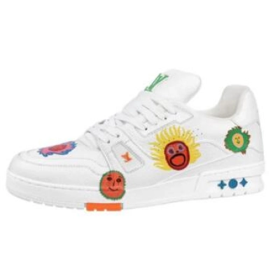 Louis Vuitton x Yayoi Kusama Trainer White Print 1ABD3G 01