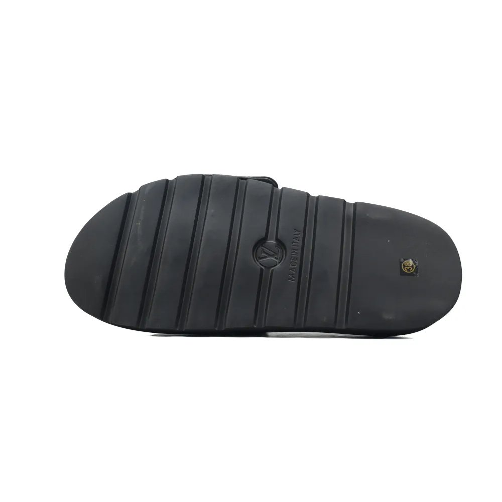 Louis Vuitton Pool Pillow Flat Comfort Mule Black