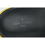 Louis Vuitton Pool Pillow Flat Comfort Mule Black and Grey Metal Label