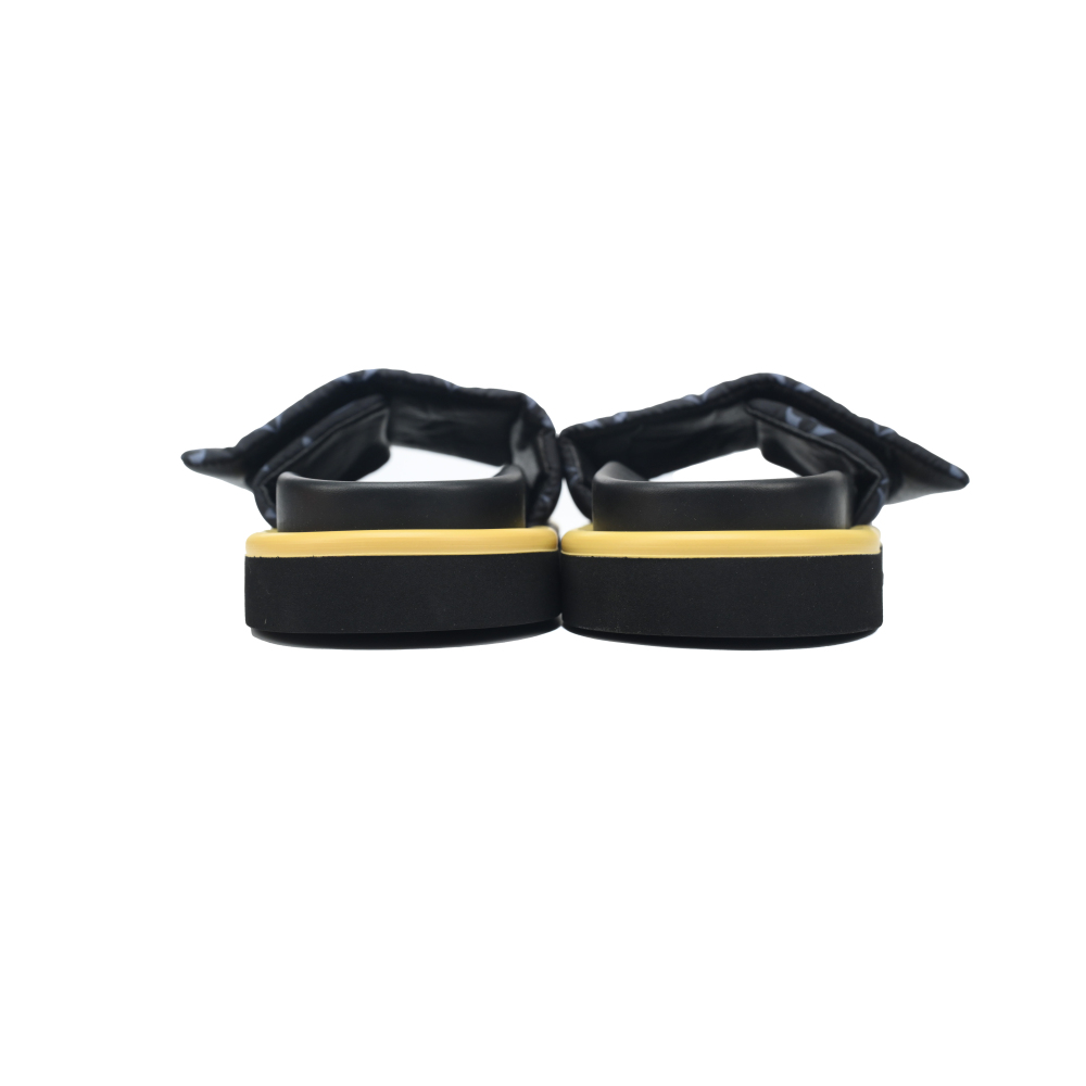Louis Vuitton Pool Pillow Flat Comfort Mule Black and Grey Metal Label