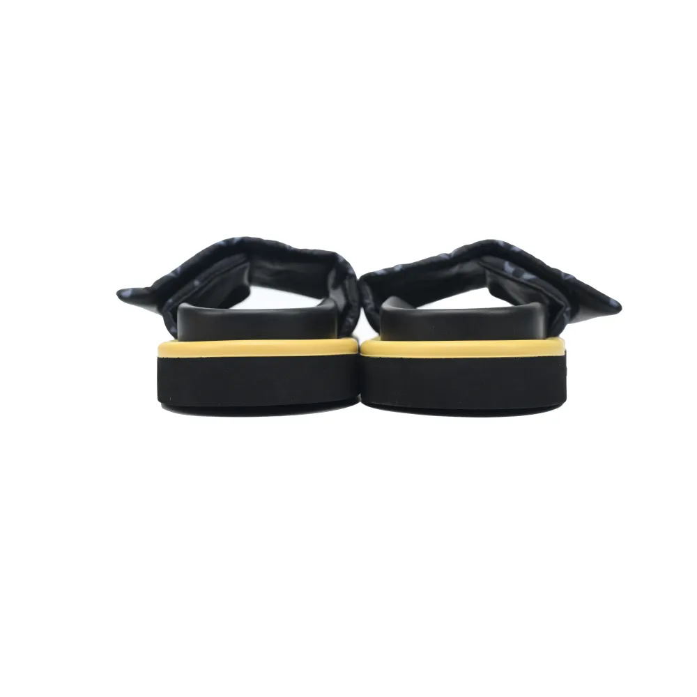 Louis Vuitton Pool Pillow Flat Comfort Mule Black and Grey Metal Label