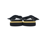 Louis Vuitton Pool Pillow Flat Comfort Mule Black and Grey Metal Label