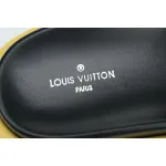 Louis Vuitton Pool Pillow Flat Comfort Mule Black Label  Brown
