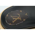 Louis Vuitton Pool Pillow Flat Comfort Mule Brown Yellow
