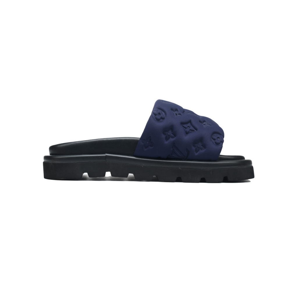 Louis Vuitton Pool Pillow Flat Comfort Mule Dark Blue