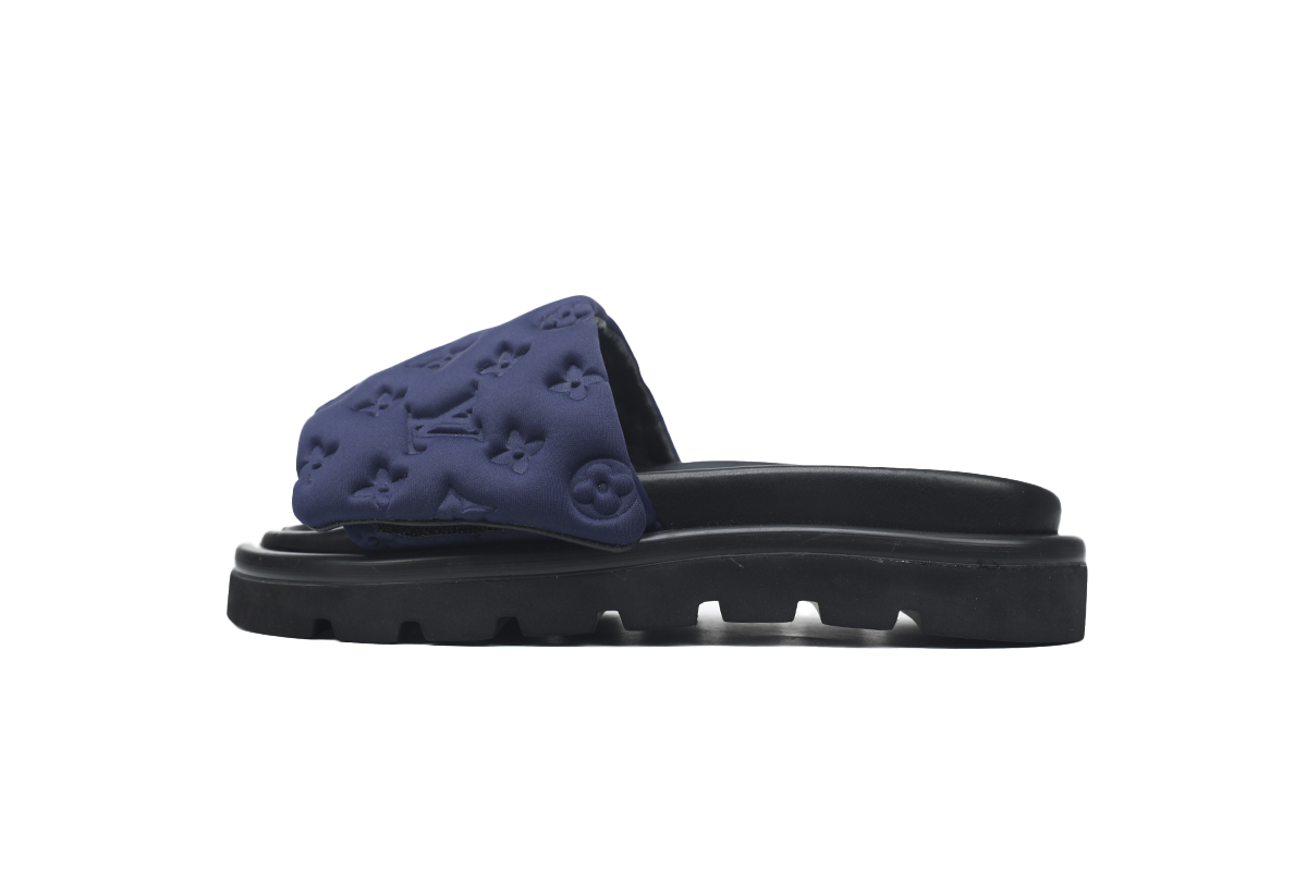 Louis Vuitton Pool Pillow Flat Comfort Mule Dark Blue