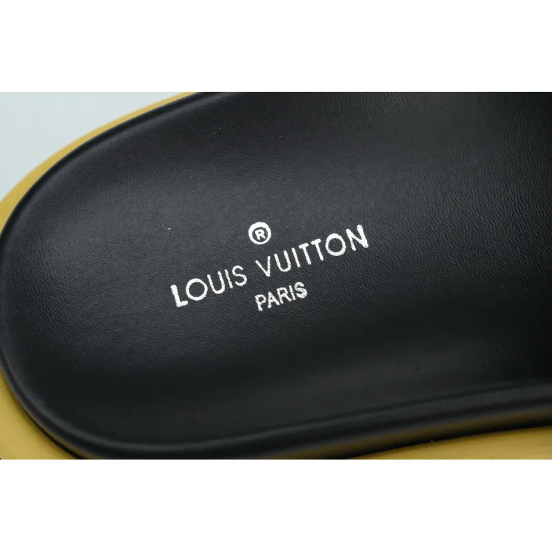 Louis Vuitton Pool Pillow Flat Comfort Mule Dark Blue Denim