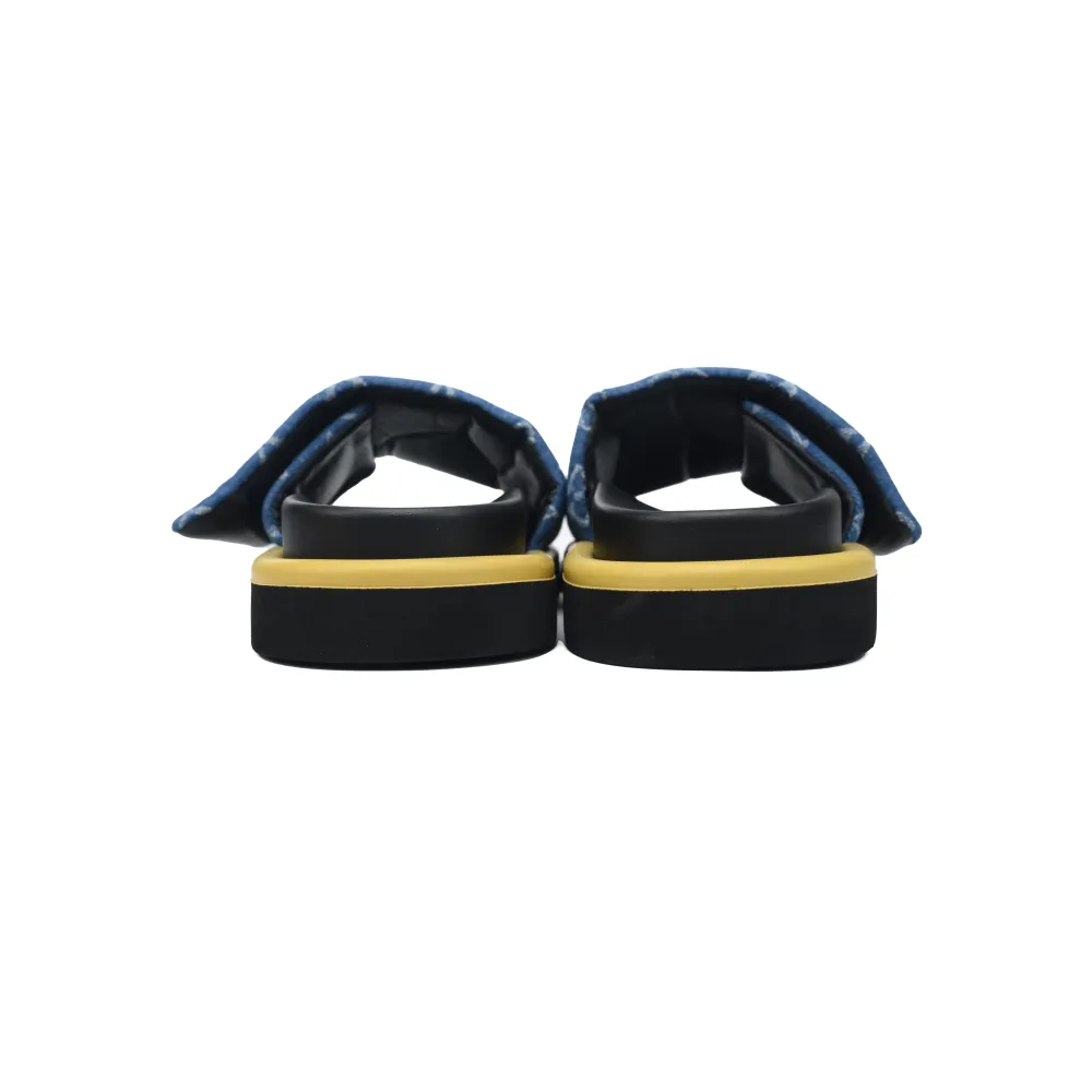 Louis Vuitton Pool Pillow Flat Comfort Mule Dark Blue Denim