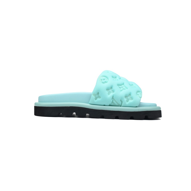 Louis Vuitton Pool Pillow Flat Comfort Mule Light Blue