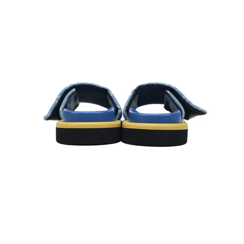 Louis Vuitton Pool Pillow Flat Comfort Mule Light Blue Denim