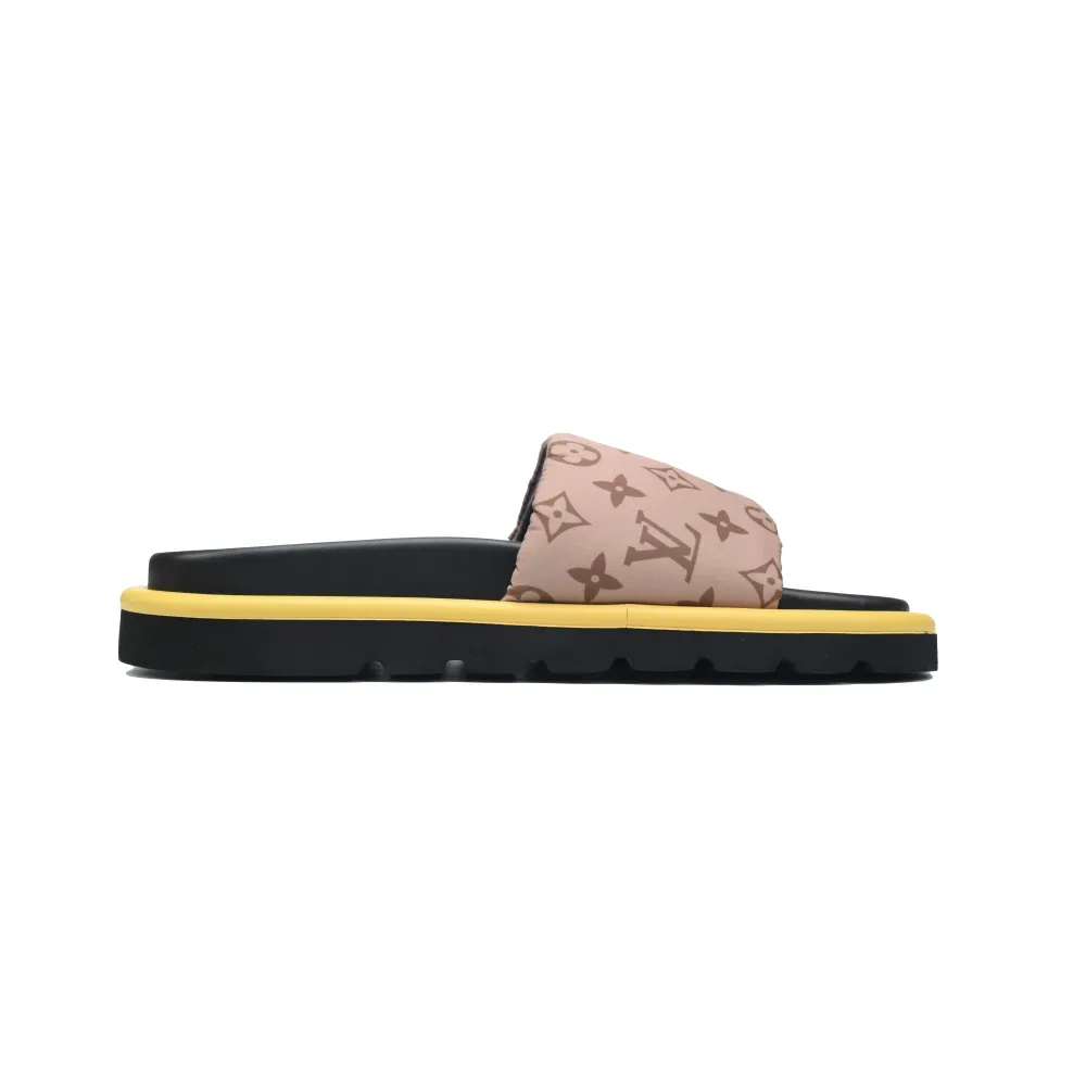 Louis Vuitton Pool Pillow Flat Comfort Mule Light Brown