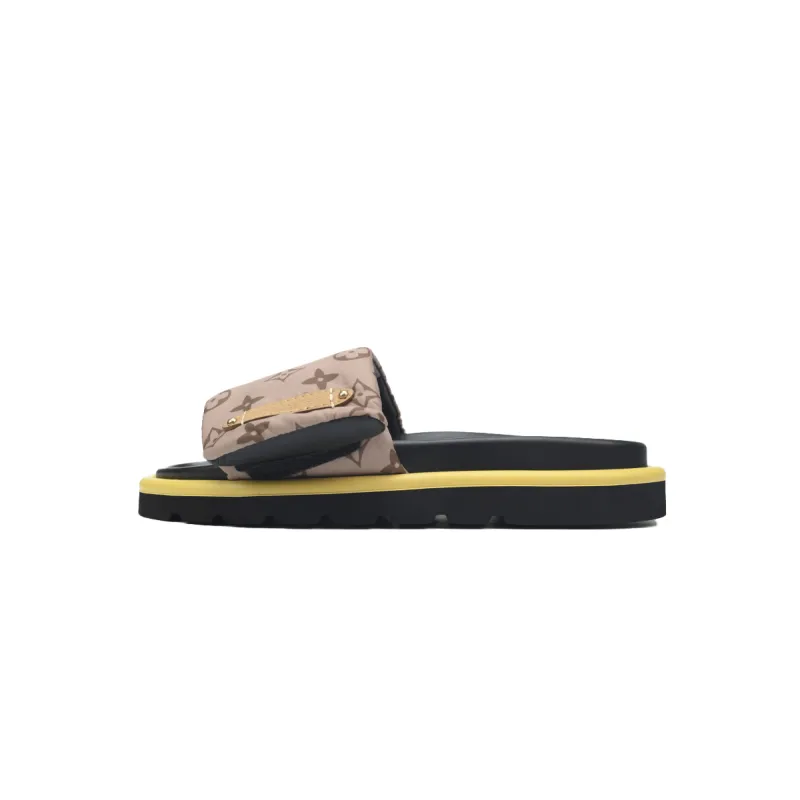 Louis Vuitton Pool Pillow Flat Comfort Mule Light Brown