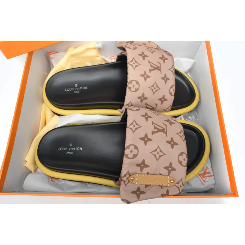 Louis Vuitton Pool Pillow Flat Comfort Mule Light Brown