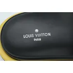 Louis Vuitton Pool Pillow Flat Comfort Mule Metal Label Brown
