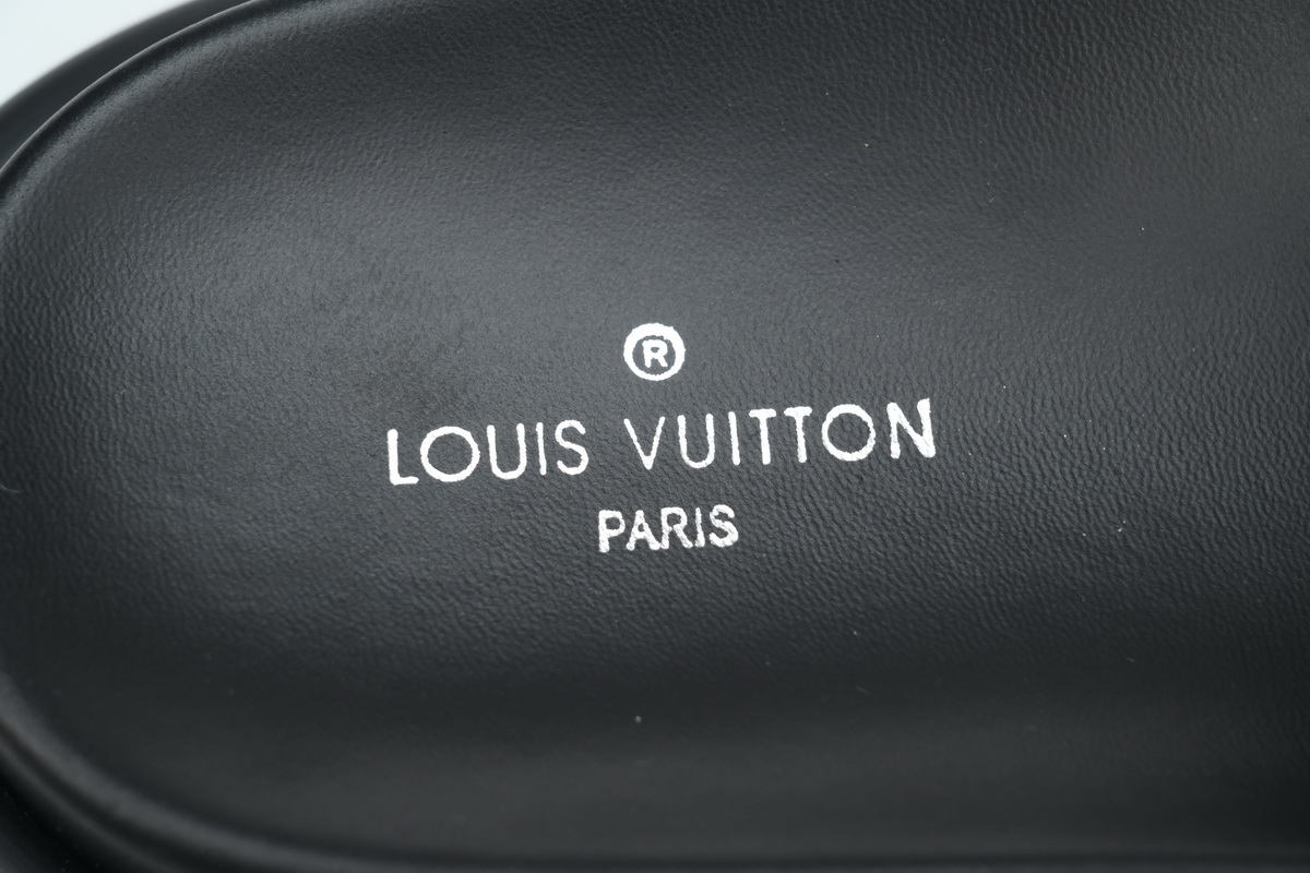 Louis Vuitton Pool Pillow Flat Comfort Mule Navy Blue